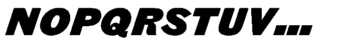 Gurky Grotesque Black Italic Font UPPERCASE