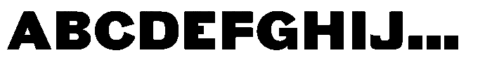 Gurky Grotesque Black Font UPPERCASE