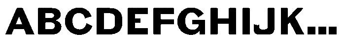 Gurky Grotesque Bold Font UPPERCASE
