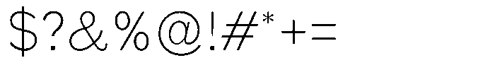 Gurky Grotesque Extra Light Font OTHER CHARS