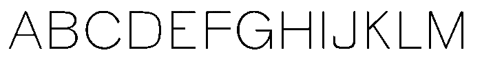 Gurky Grotesque Extra Light Font UPPERCASE