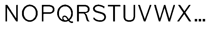 Gurky Grotesque Light Font UPPERCASE