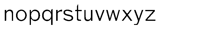 Gurky Grotesque Light Font LOWERCASE