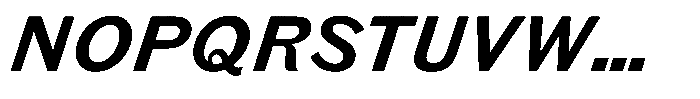 Gurky Grotesque Medium Italic Font UPPERCASE