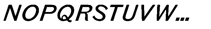 Gurky Grotesque Regular Italic Font UPPERCASE
