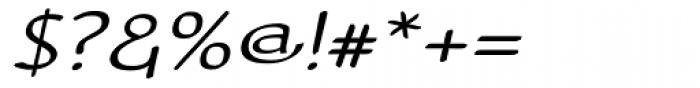 Gurnee Expanded Oblique Font OTHER CHARS