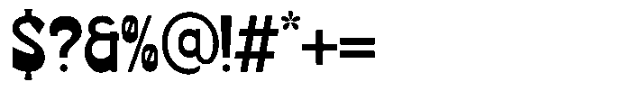 Gurow Regular Font OTHER CHARS