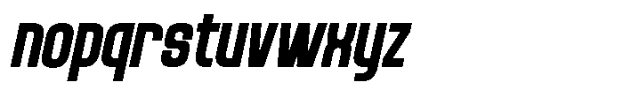 Gurvaco Italic Font LOWERCASE