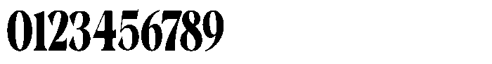 Gustian Black Condensed Font OTHER CHARS