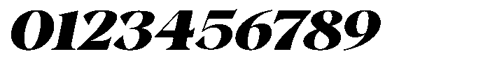 Gustian Black Semi Expanded Italic Font OTHER CHARS