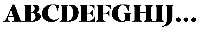 Gustian Black Semi Expanded Font UPPERCASE