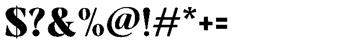 Gustian Black Font OTHER CHARS
