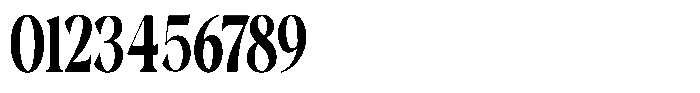 Gustian Bold Condensed Font OTHER CHARS