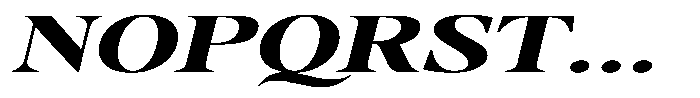 Gustian Bold Expanded Italic Font UPPERCASE
