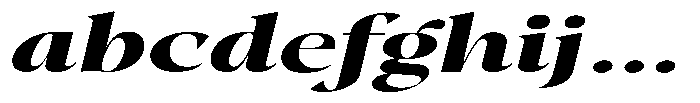 Gustian Bold Expanded Italic FONT