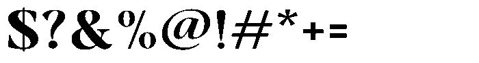 Gustian Bold Semi Expanded Font OTHER CHARS