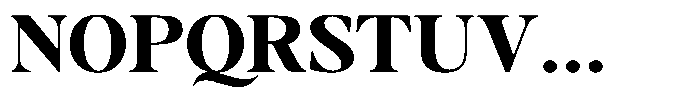 Gustian Bold Semi Expanded Font UPPERCASE