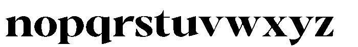 Gustian Bold Semi Expanded Font LOWERCASE