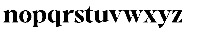 Gustian Bold Font LOWERCASE