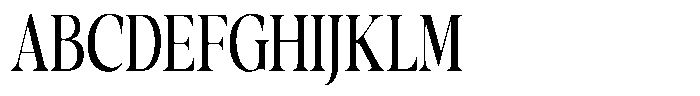 Gustian Condensed Font UPPERCASE