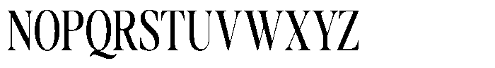 Gustian Condensed Font UPPERCASE