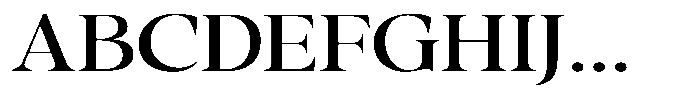 Gustian Expanded Font UPPERCASE
