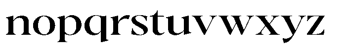 Gustian Expanded Font LOWERCASE