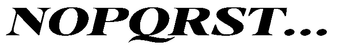 Gustian Extra Bold Expanded Italic Font UPPERCASE