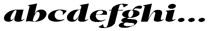 Gustian Extra Bold Expanded Italic FONT