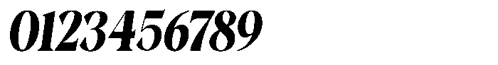Gustian Extra Bold Semi Condensed Italic Font OTHER CHARS