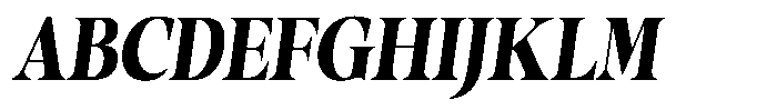 Gustian Extra Bold Semi Condensed Italic Font UPPERCASE