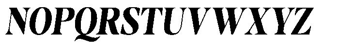 Gustian Extra Bold Semi Condensed Italic Font UPPERCASE