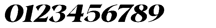Gustian Extra Bold Semi Expanded Italic Font OTHER CHARS