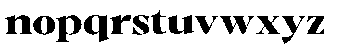 Gustian Extra Bold Semi Expanded Font LOWERCASE