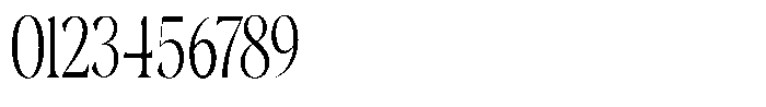 Gustian Extra Light Condensed Font OTHER CHARS