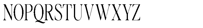 Gustian Extra Light Condensed Font UPPERCASE