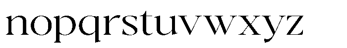 Gustian Extra Light Expanded Font LOWERCASE