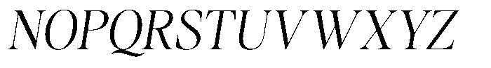 Gustian Extra Light Italic Font UPPERCASE