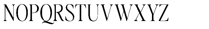 Gustian Extra Light Semi Condensed Font UPPERCASE