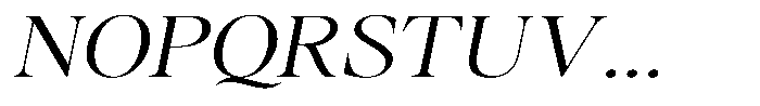 Gustian Extra Light Semi Expanded Italic Font UPPERCASE