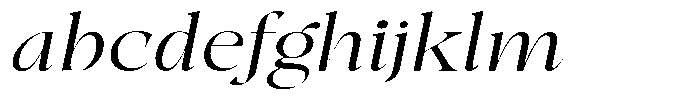 Gustian Extra Light Semi Expanded Italic FONT