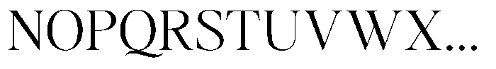 Gustian Extra Light Semi Expanded Font UPPERCASE