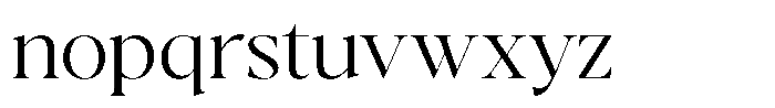 Gustian Extra Light Semi Expanded Font LOWERCASE