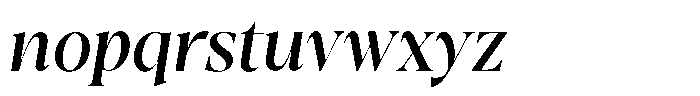 Gustian Italic Font LOWERCASE