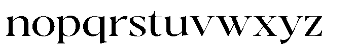 Gustian Light Expanded Font LOWERCASE