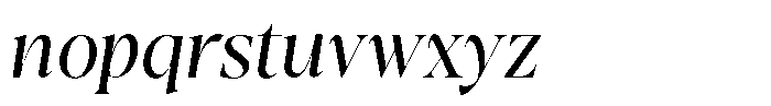 Gustian Light Italic Font LOWERCASE