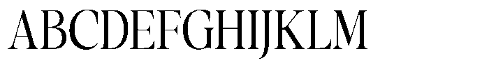 Gustian Light Semi Condensed Font UPPERCASE