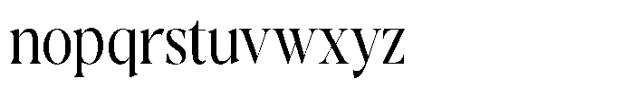 Gustian Light Semi Condensed Font LOWERCASE