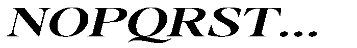 Gustian Medium Expanded Italic Font UPPERCASE