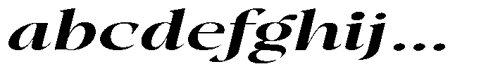 Gustian Medium Expanded Italic FONT
